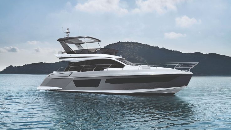 Italian style and flare on show at SIBS with the Australian premiere of the new Azimut 53 Flybridge